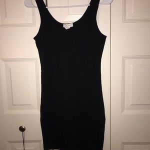 Forever 21 bodycon black tank dress size small